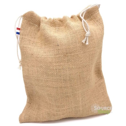 Sac en jute BIO réutilisable - Artisanal & Français - Source Shop