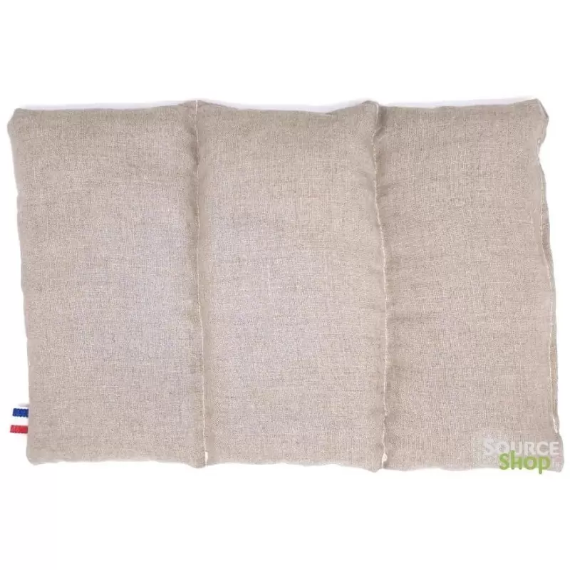 Coussin bouillotte BIO graines de lin - Artisanal & Français