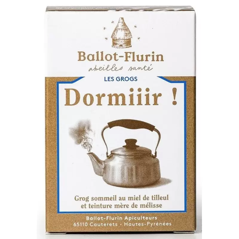 Grog Sommeil Bio au Miel & Mélisse "Dormiiir!" | Ballot-Flurin