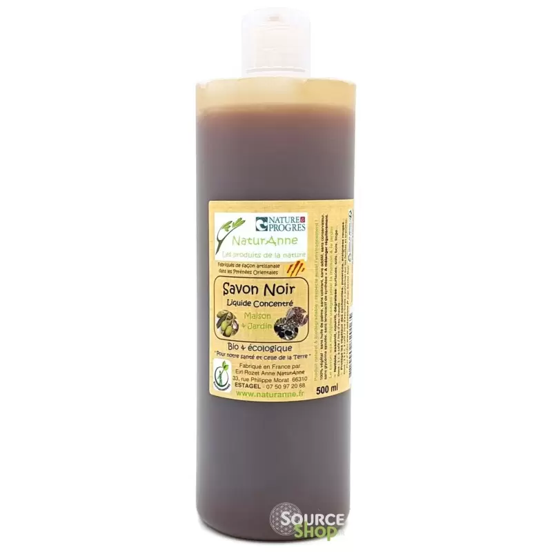 Savon noir liquide BIO concentré à l'huile d'olive
