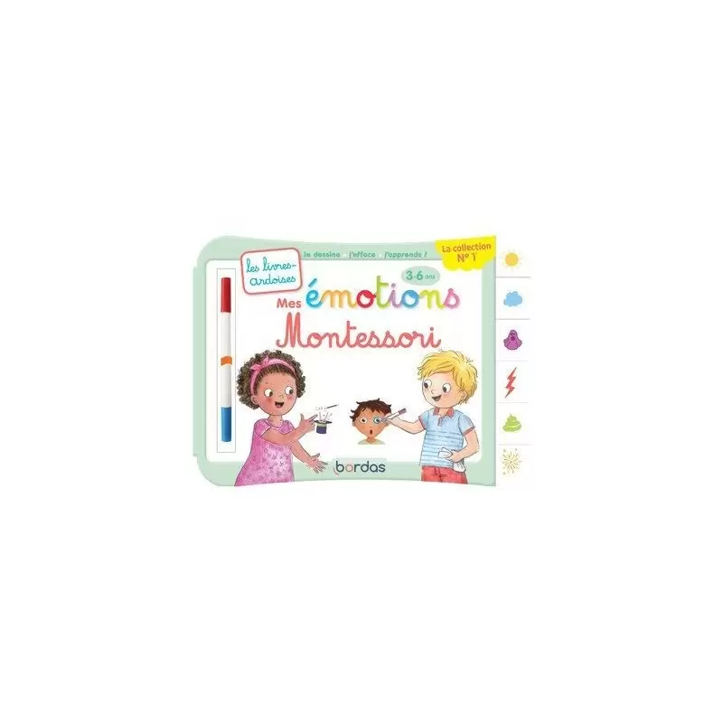 Mes émotions Montessori - Ardoises 3 à 6 ans