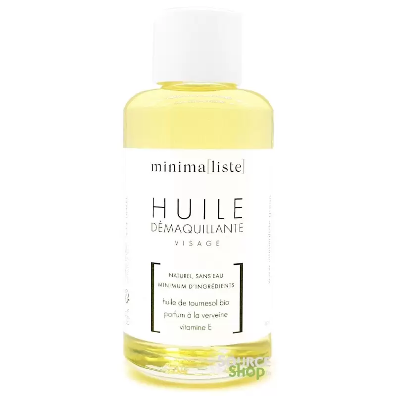 Huile démaquillante bio - 100ml - Minima[liste]