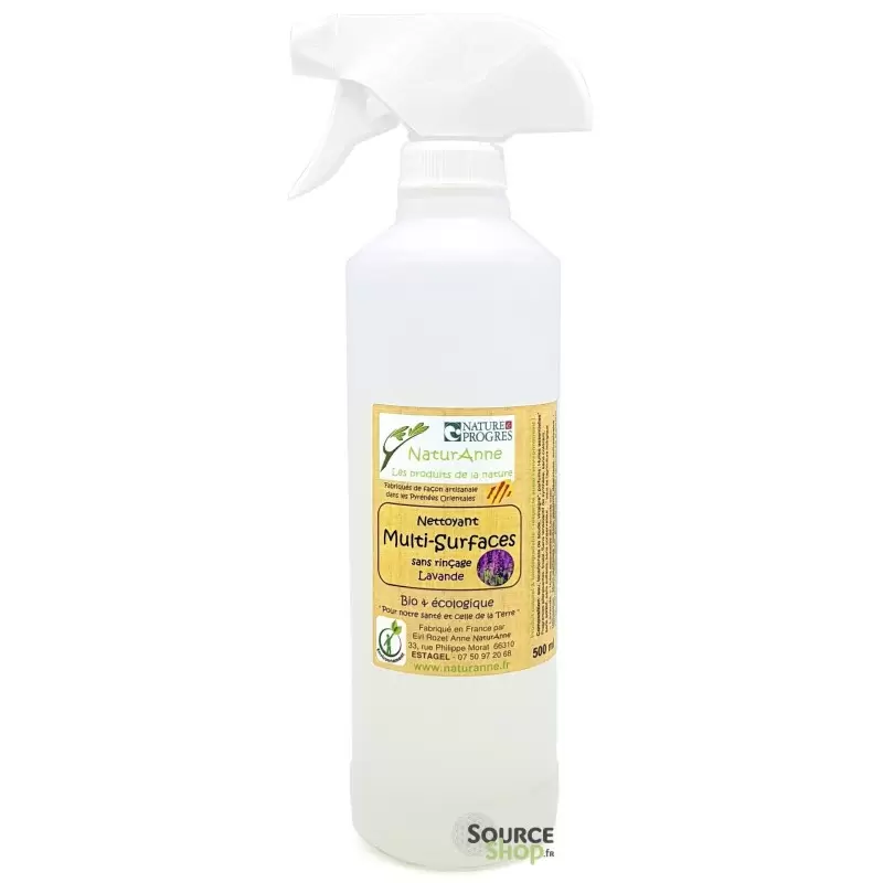 Nettoyant multi-surfaces BIO à la lavande - NaturAnne