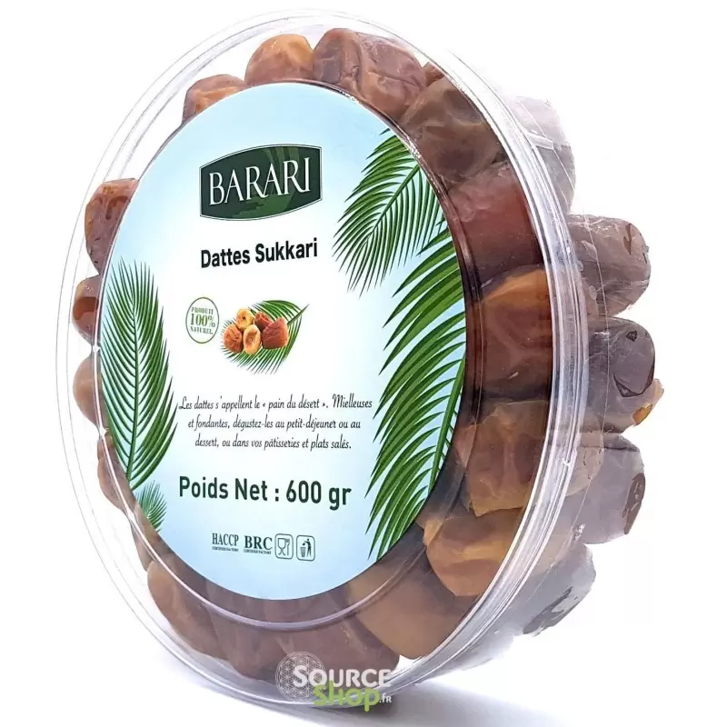 Dattes Sukari - Qualité Premium - 600g - Barari