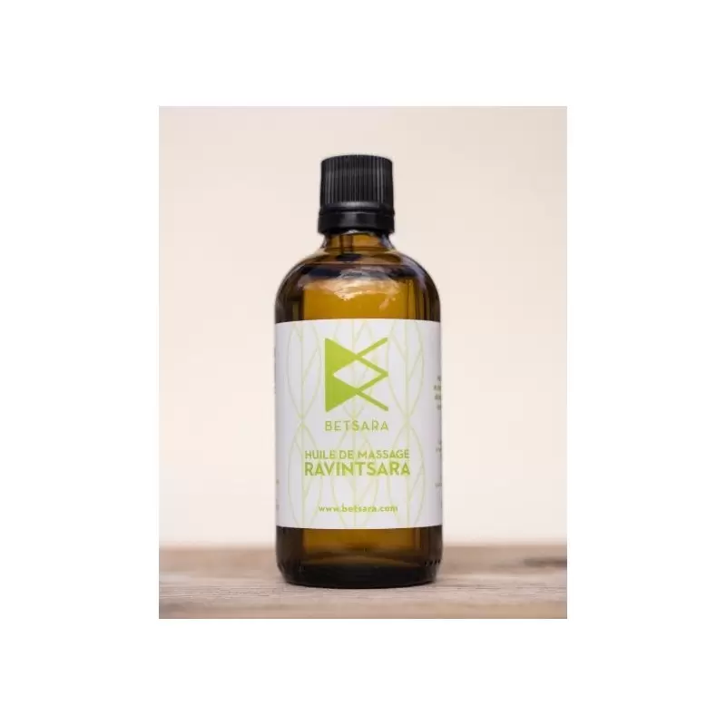 Huile de massage BIO au ravintsara - 100ml - BeTsara