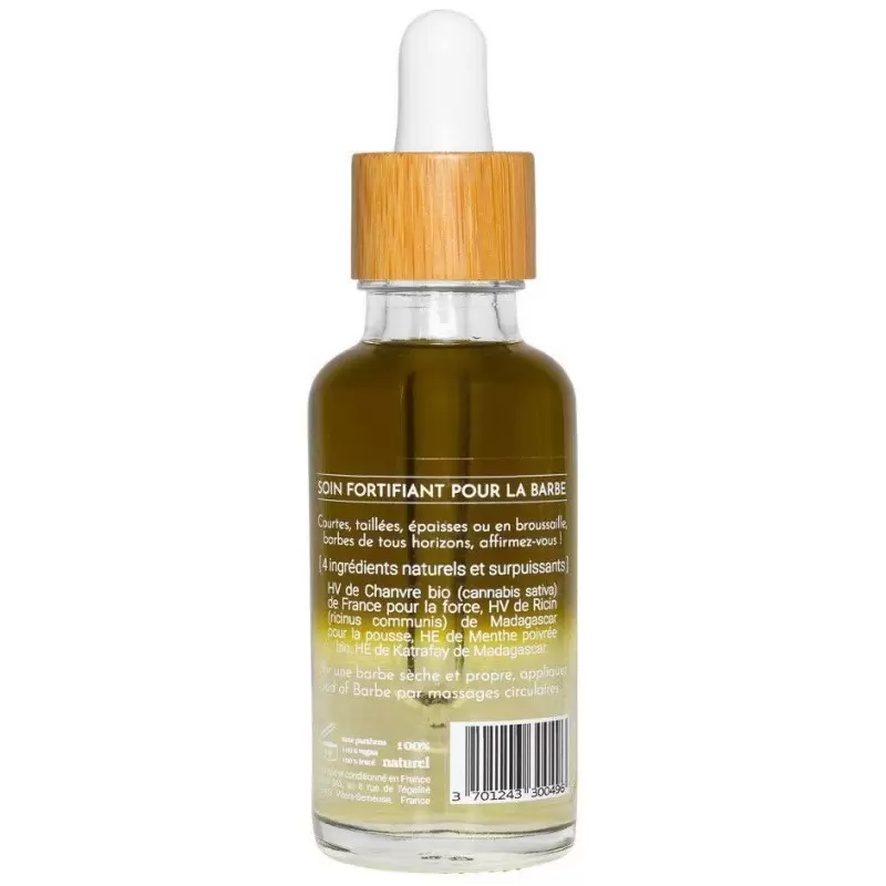 Huile de soin barbe - Force & Pousse - God of Barbe - 50ml - Mira
