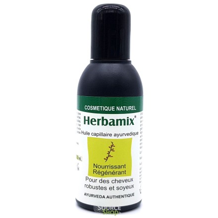 Huile capillaire ayurvédique aux 15 plantes - 100ml - Kerala Nature
