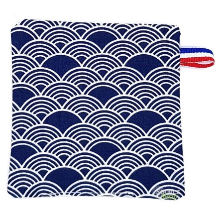 Lingette réutilisable & lavable en coton BIO non teinté ni blanchi