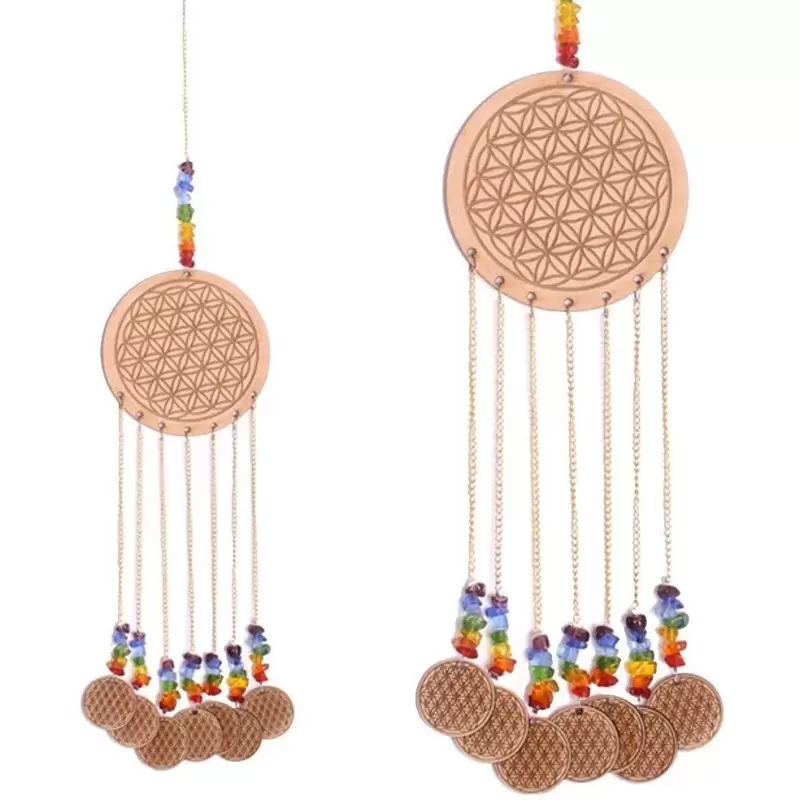 Mobile Fleur de vie cristaux - 40cm