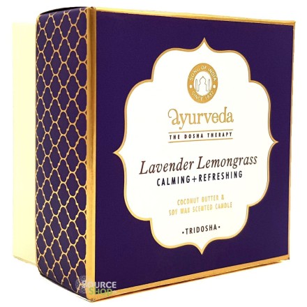 Bougie végane Citronnelle & Lavande - Tridosha - Song of India