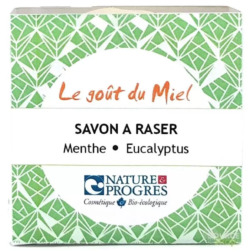 Savon BIO spécial rasage à la menthe & eucalyptus - Le Goût du Miel