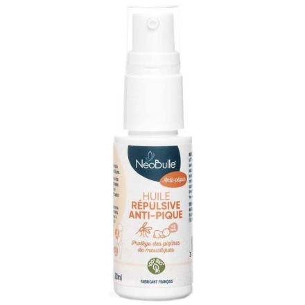 Huile répulsive anti-moustiques BIO bébé - Anti-Pique - Néobulle
