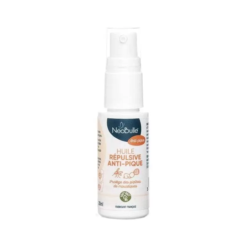 Huile répulsive anti-moustiques BIO bébé - Anti-Pique - Néobulle