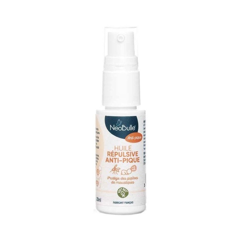 Huile répulsive anti-moustiques BIO bébé - Anti-Pique - Néobulle