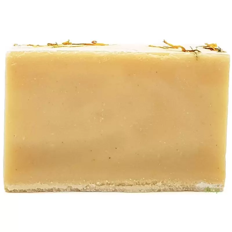 Savon BIO au calendula, curcuma & orange - 135g - Savonnerie Artisanale du Jura