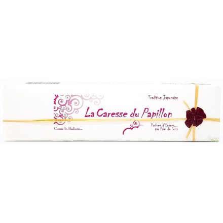 Encens BIO faits main La Caresse du Papillon - Tradition Japonaise - Parfums d'Encens