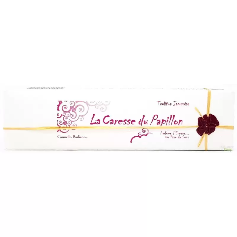 Encens BIO faits main La Caresse du Papillon - Tradition Japonaise - Parfums d'Encens
