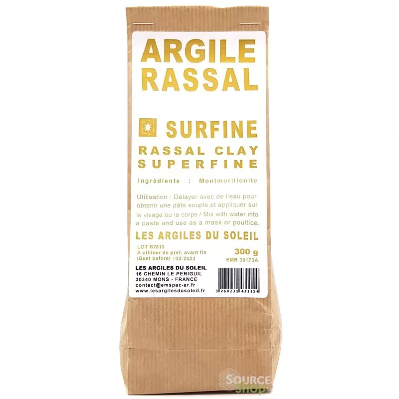 Argile Rassal - Surfine - Les Argiles du Soleil
