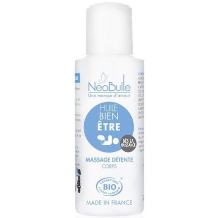 Huile de massage BIO hydratante - Bien-être - Néobulle