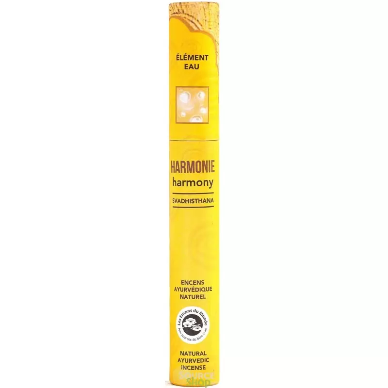 Encens ayurvédique Harmonie - Elément eau - Les Encens du Monde