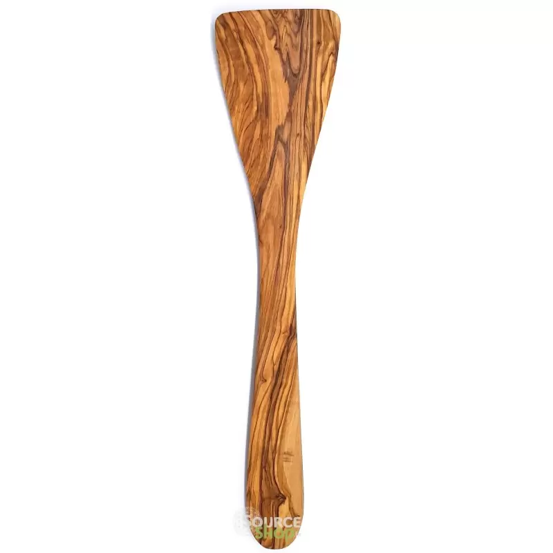 Spatule galbée en bois d'olivier - 35cm