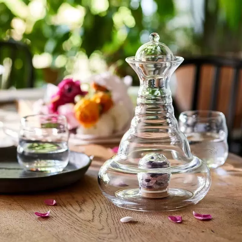 Carafe Alladin avec pierres précieuses - 1.2L - Nature's Design