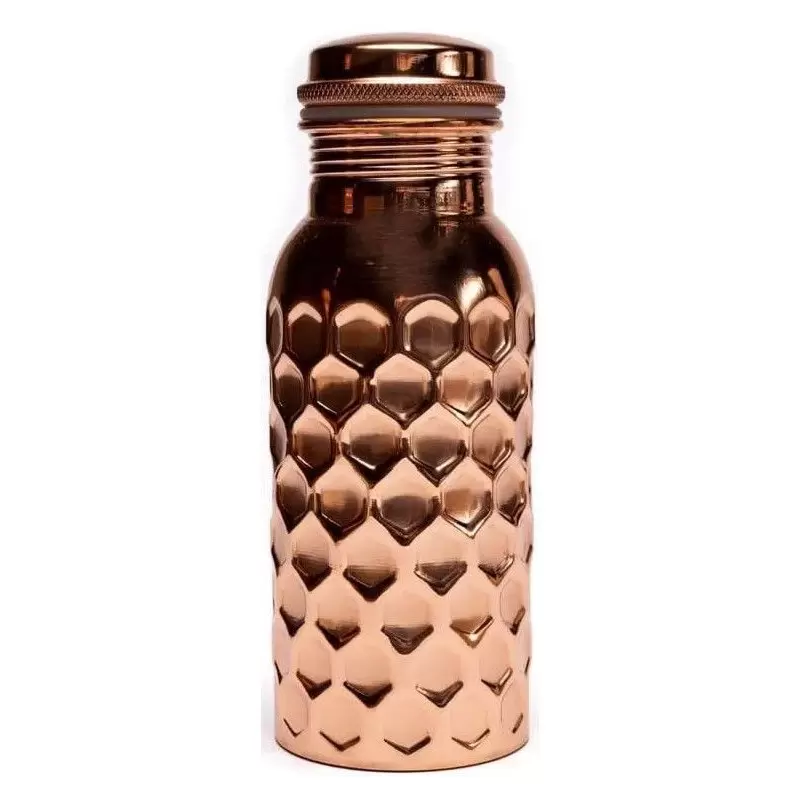 Gourde en cuivre martelé - 500ml - Yogi & Yogini