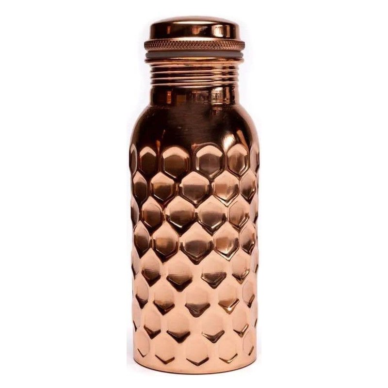 Gourde en cuivre martelé - 500ml - Yogi & Yogini