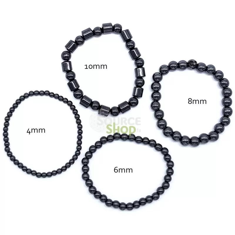 Bracelet Hématite - Qualité A
