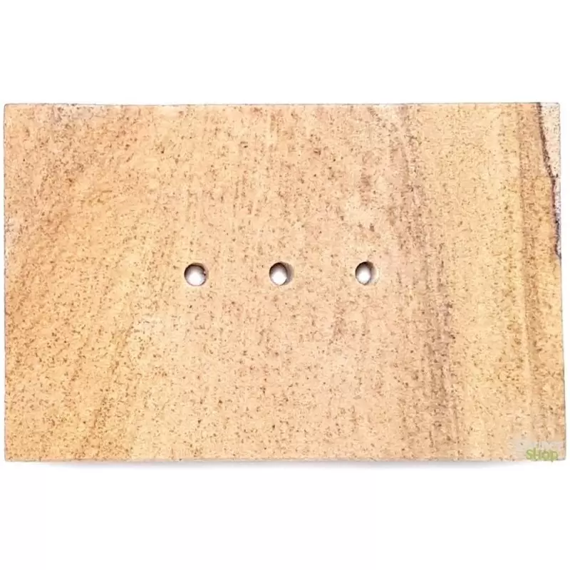 Porte-savon minimaliste en grès