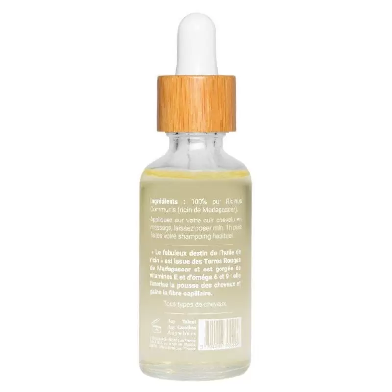 Huile de ricin blanche pure - 50ml - Mira