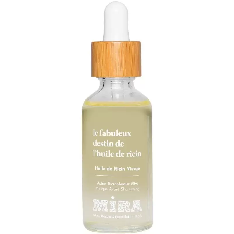 Huile de ricin blanche pure - 50ml - Mira