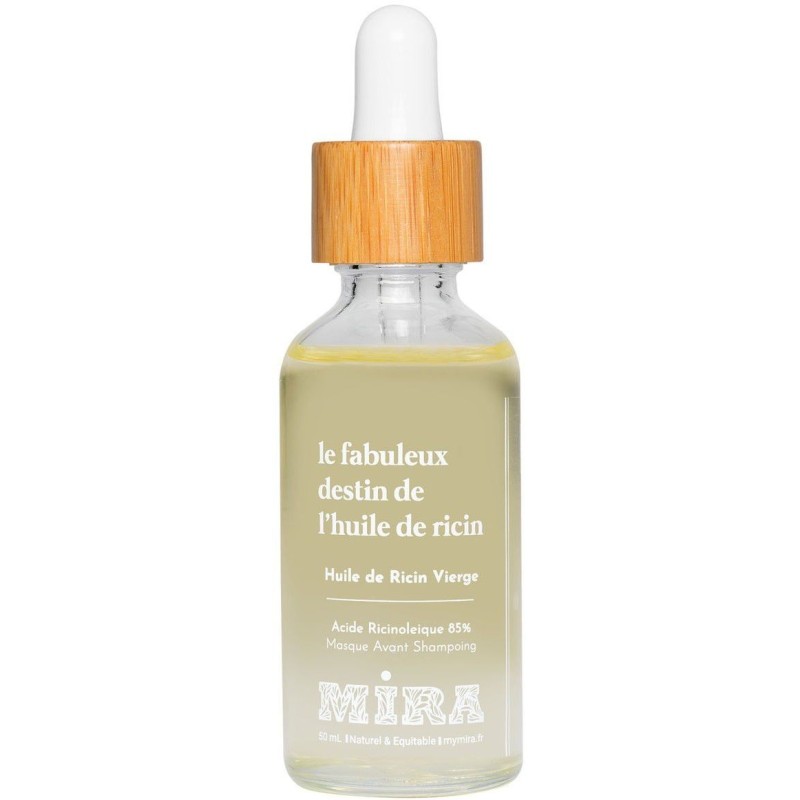 Huile de ricin blanche pure - 50ml - Mira