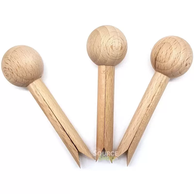 3 Pinces-Mi à sachets en bois du Jura - Tout Simplement