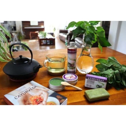 Savon ayurvédique BIO aux 18 plantes - 100g - Ayurvenat
