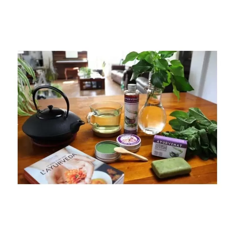 Savon ayurvédique BIO aux 18 plantes - 100g - Ayurvenat