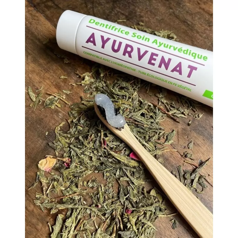 Dentifrice ayurvédique BIO au Meswak - 75ml - Ayurvenat