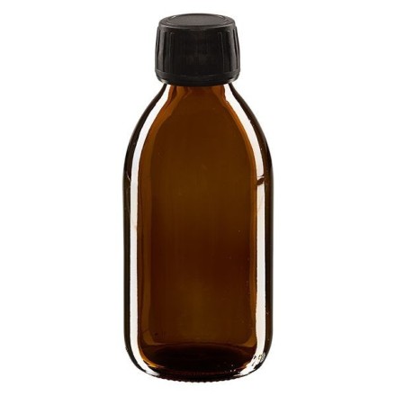 Flacon en verre ambré médical - 50ml, 100ml ou 250ml