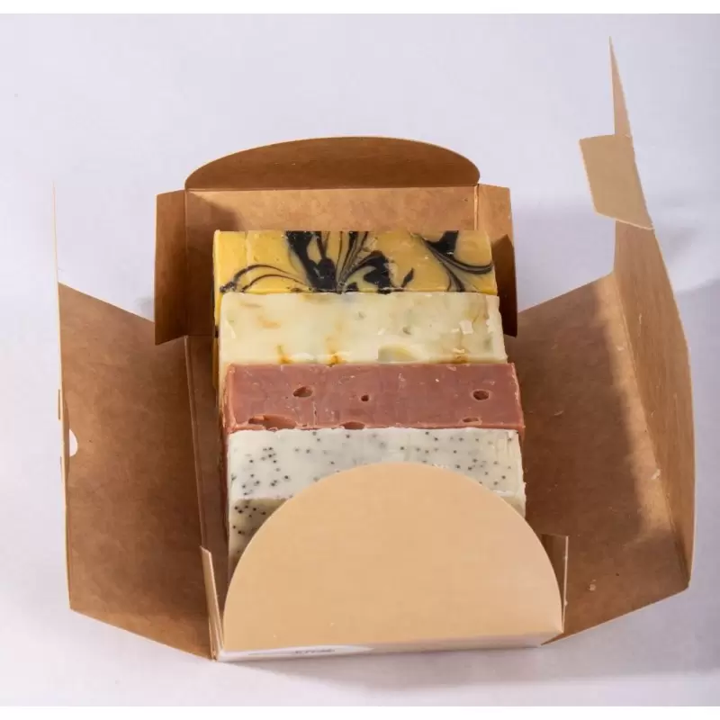 Coffret de 4 savons BIO en vrac - Maison Sidonie Champagne