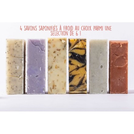 Coffret de 4 savons BIO en vrac - Maison Sidonie Champagne