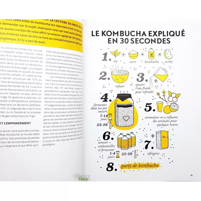 Révolution Kombucha - David Côté - Livre