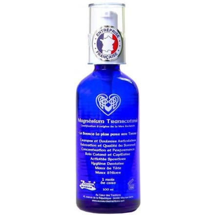 Magnésium Transcutané - 100ml ou 200ml - Au Coeur des Traditions