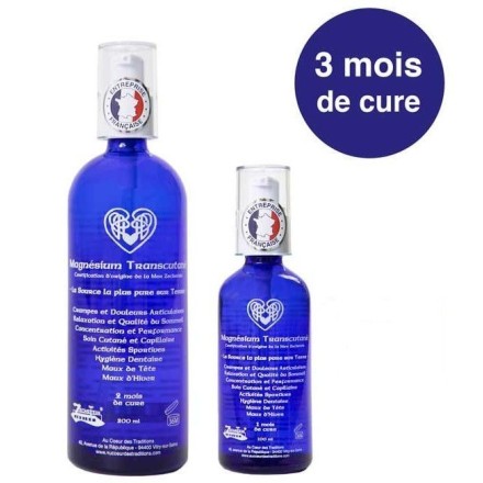 Magnésium Transcutané - 100ml ou 200ml - Au Coeur des Traditions