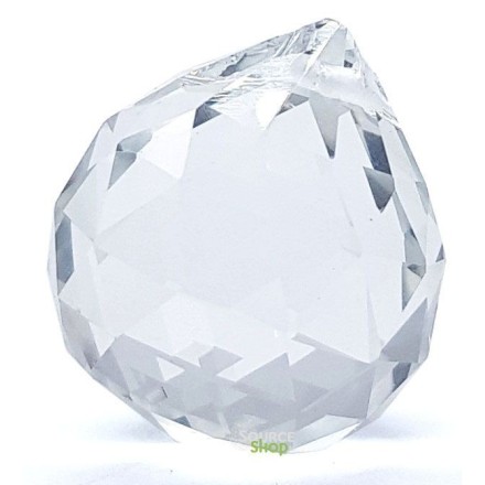 Boule facettée de cristal - Sphère attrape-soleil
