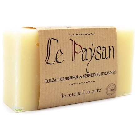Savon colza, tournesol & verveine "Le Paysan" - Savonnerie du Pilat