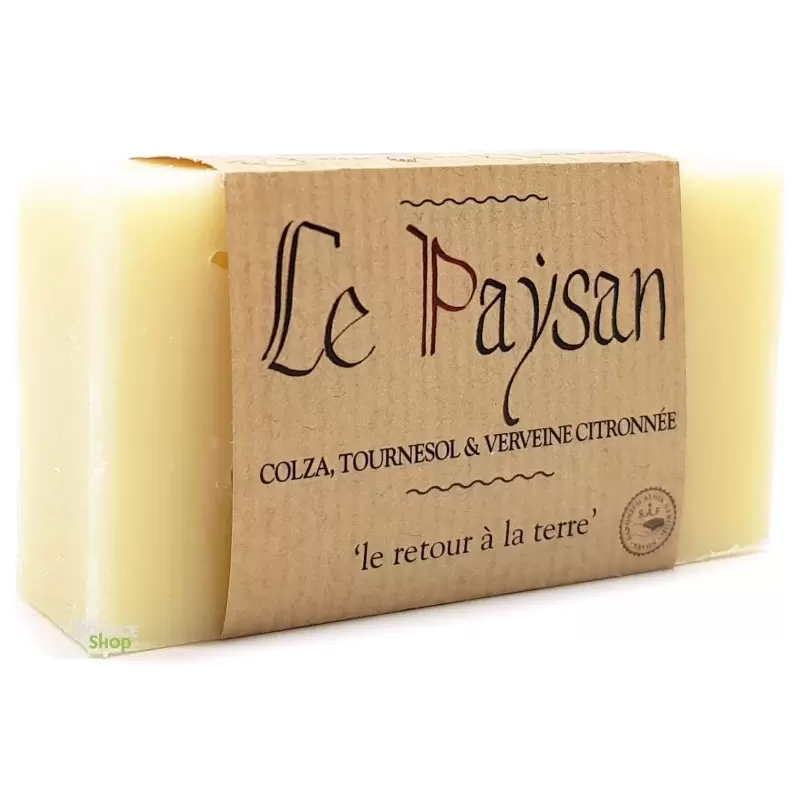 Savon colza, tournesol & verveine "Le Paysan" - Savonnerie du Pilat