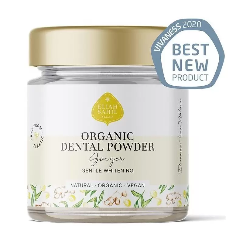 Dentifrice ayurvédique BIO en poudre au gingembre - Eliah Sahil