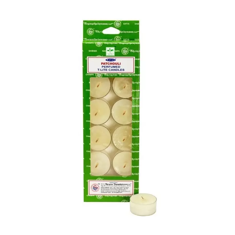 Boîte de 12 bougies Patchouli