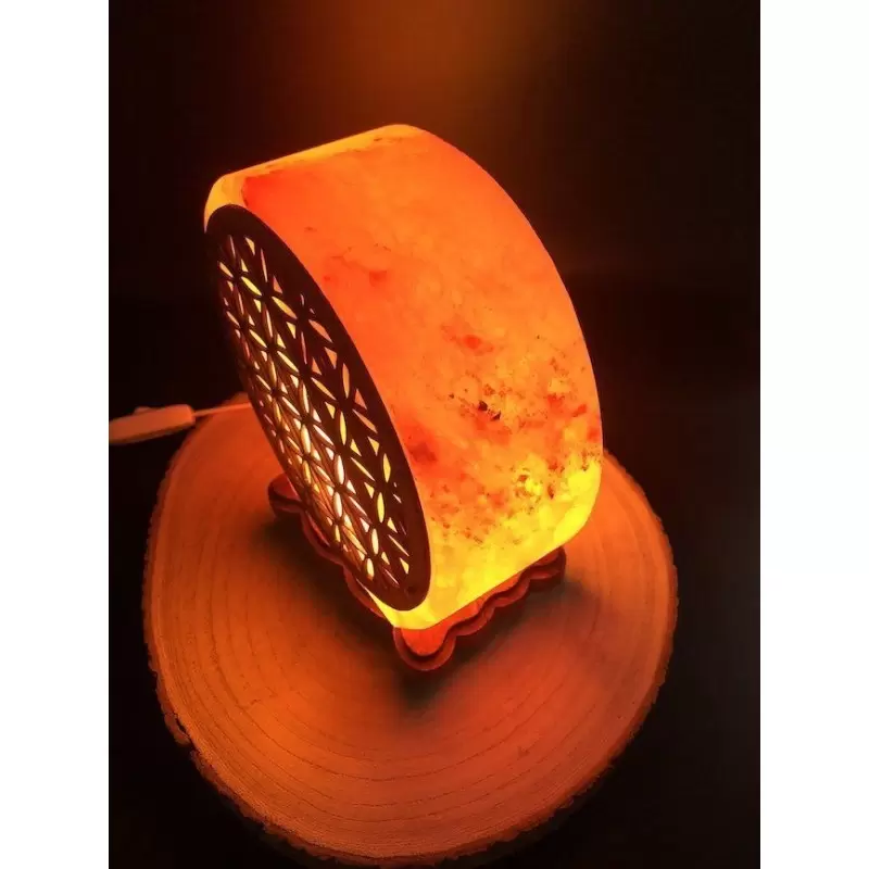 Lampe de sel Fleur de Vie - 5kg