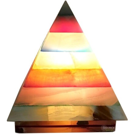 Lampe en onyx Pyramide - 2kg à 3kg